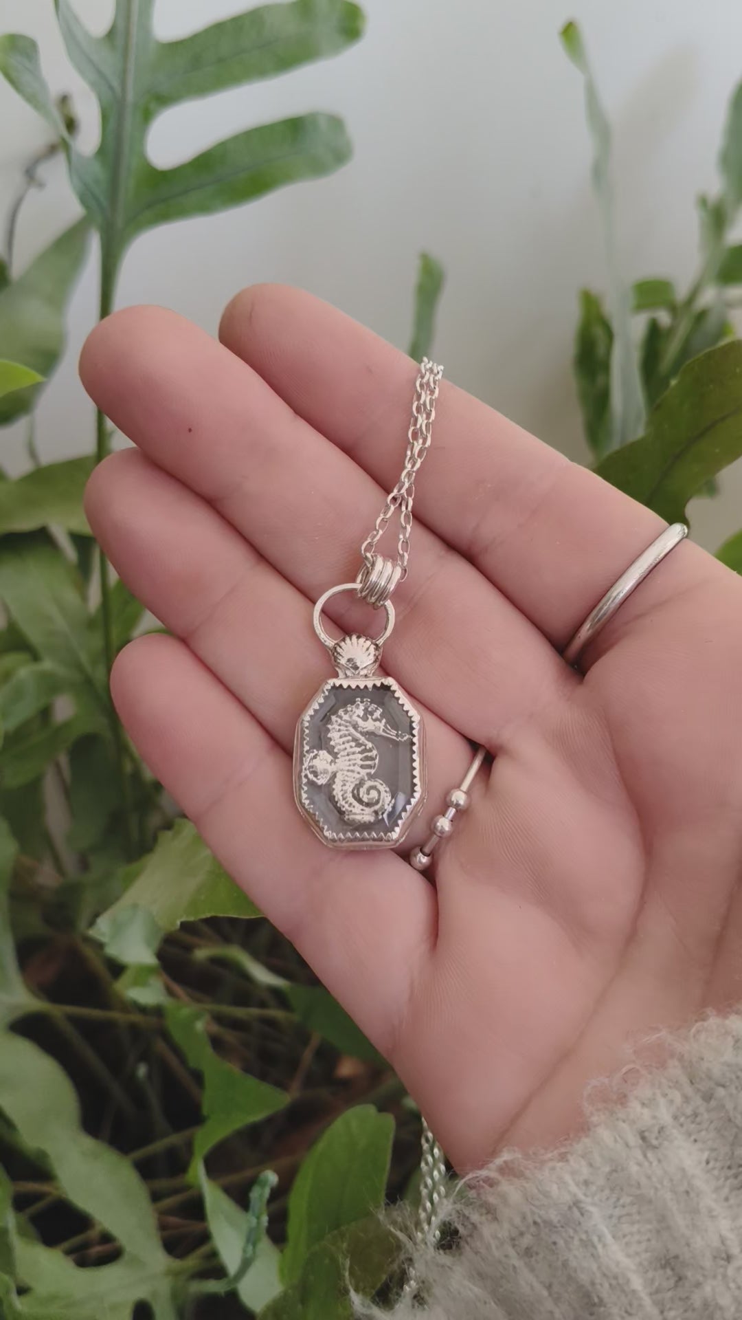 Go With The Flow Seahorse Necklace