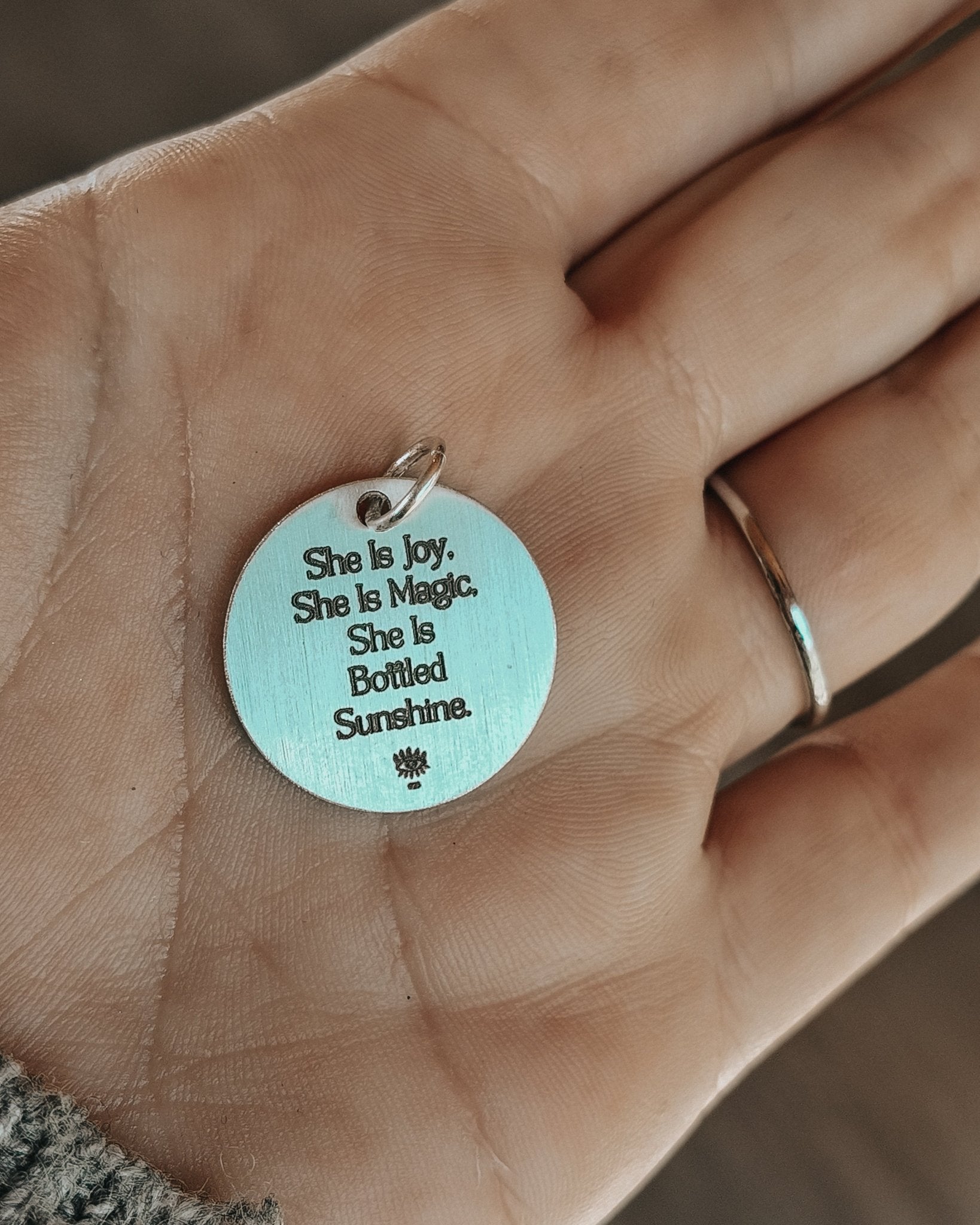 Ray of Sunshine Necklace - Kowhai and Sage