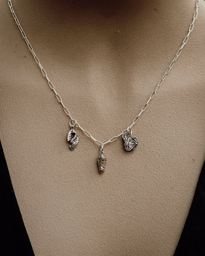 Transformation Necklace - Kowhai and Sage