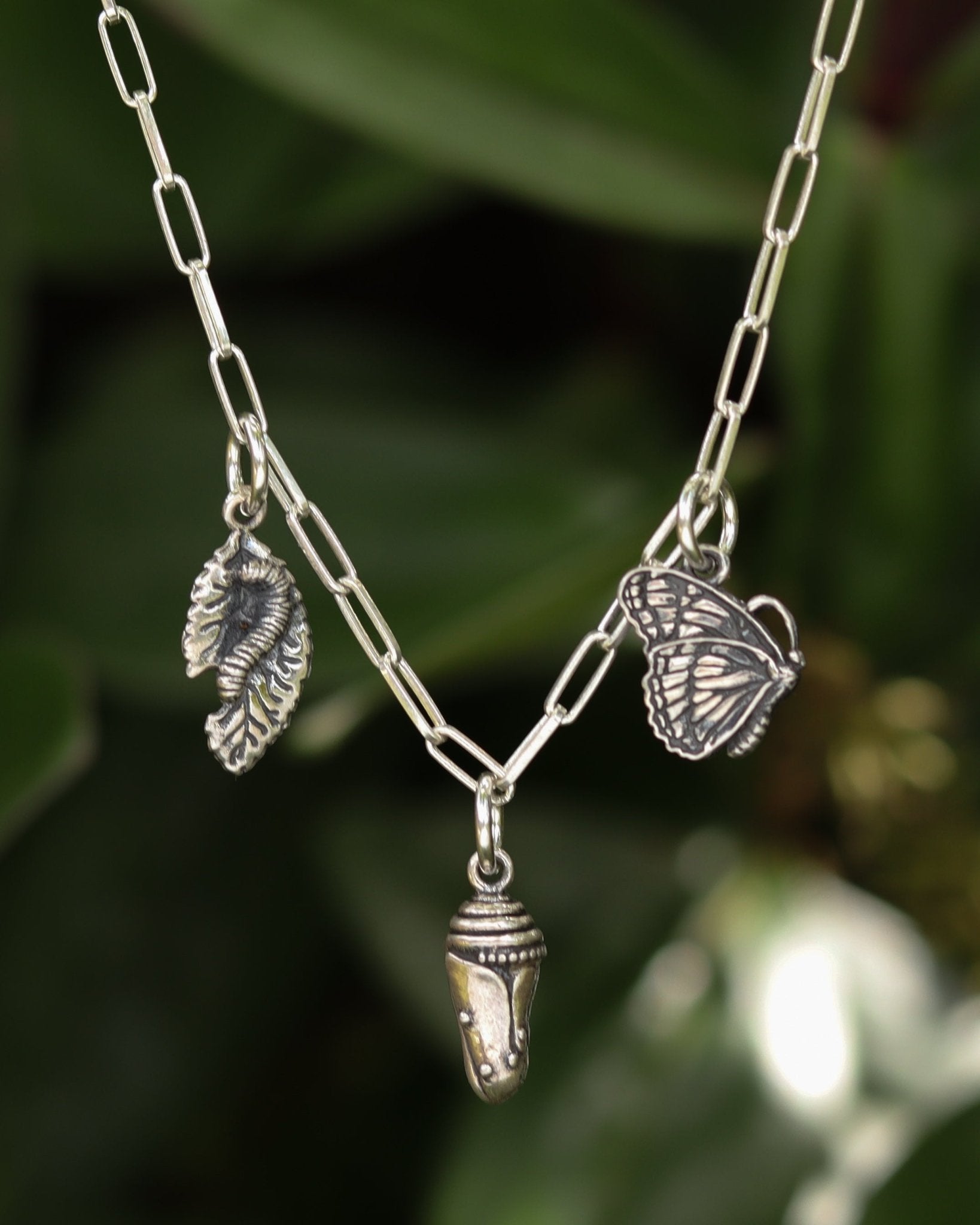 Transformation Necklace - Kowhai and Sage