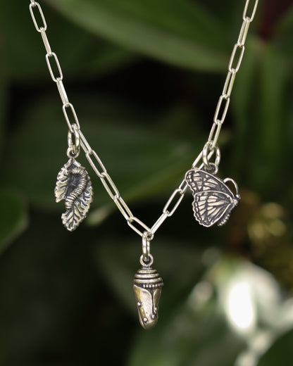 Transformation Necklace - Kowhai and Sage