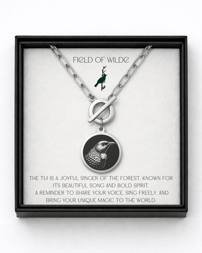 Tūī Necklace - Kowhai and Sage