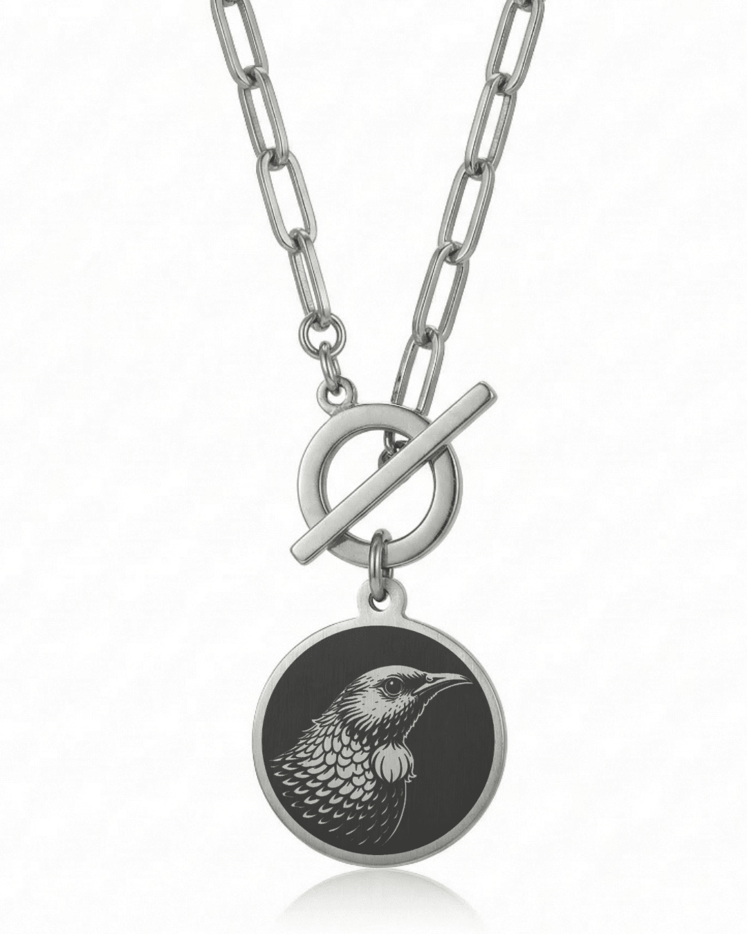 Tūī Necklace - Kowhai and Sage